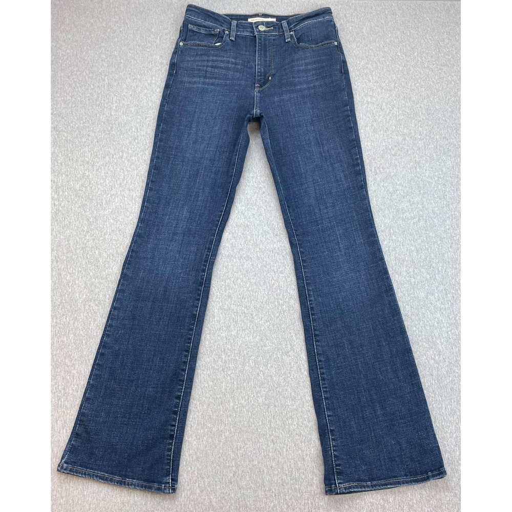 Levis Jeans Womens 29 Cotton Blend Stretch 725 High-Rise Bootcut
